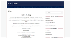 Desktop Screenshot of mini-coin.org