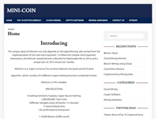 Tablet Screenshot of mini-coin.org